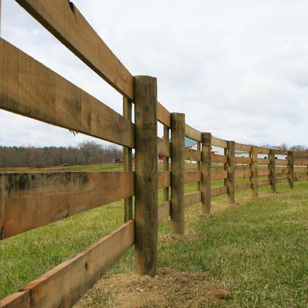 Ranch-Style Fence Installation