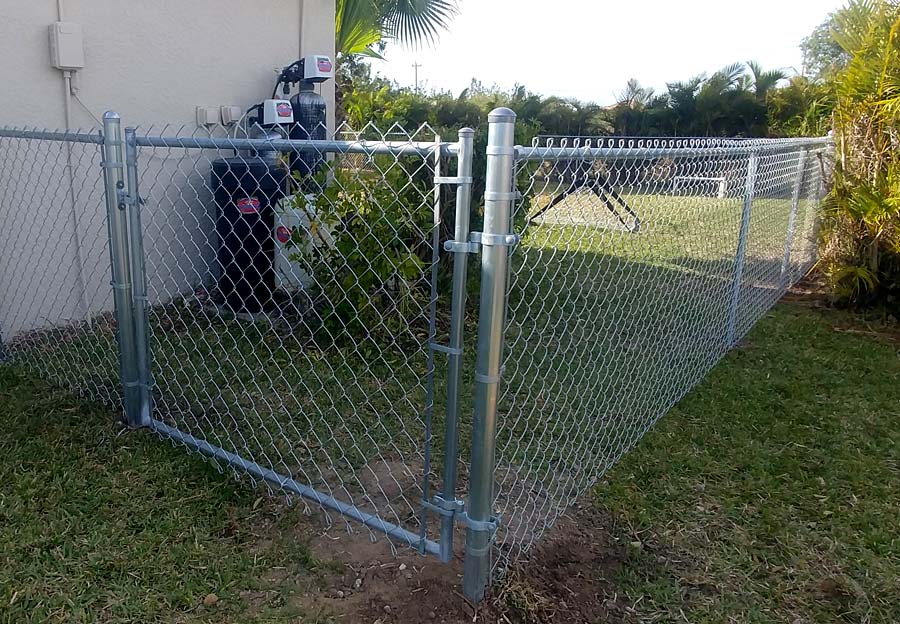 Chain link fence is excelent choise to secure your property.