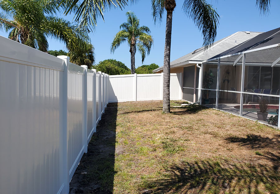 The Privacy Fence Package includes of all the necessary materials to install an average* vinyl privacy fence.